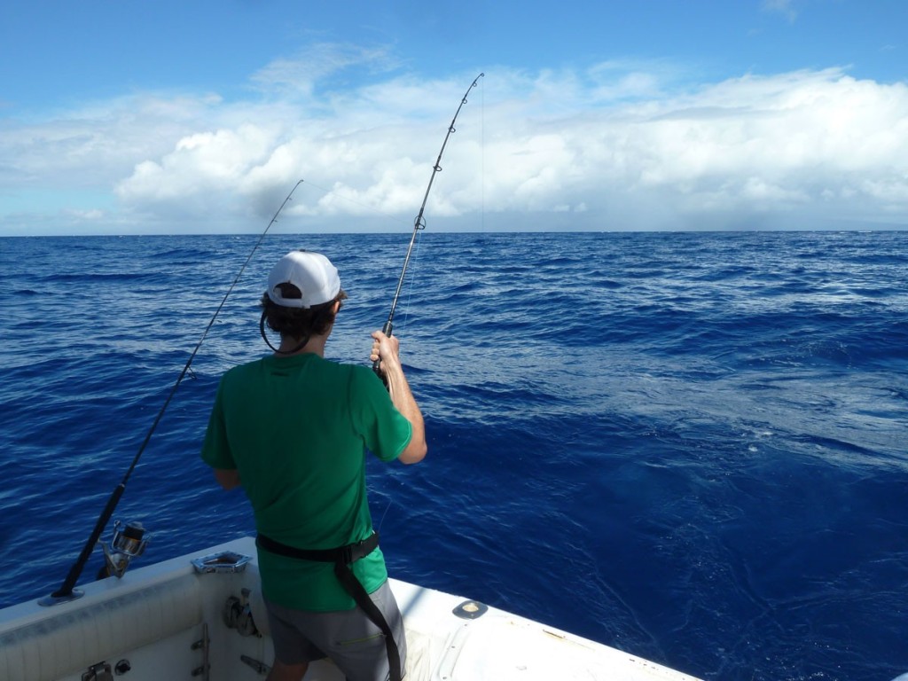 light tackle sport fishing Maui Hawaii