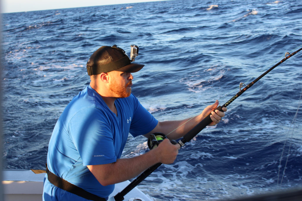 sport fishing for mahimahi and tuna aboard Die Hard