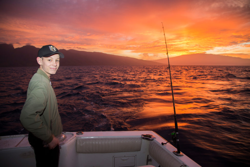 maui sunrise Reel Luckey inshore live bait fishing