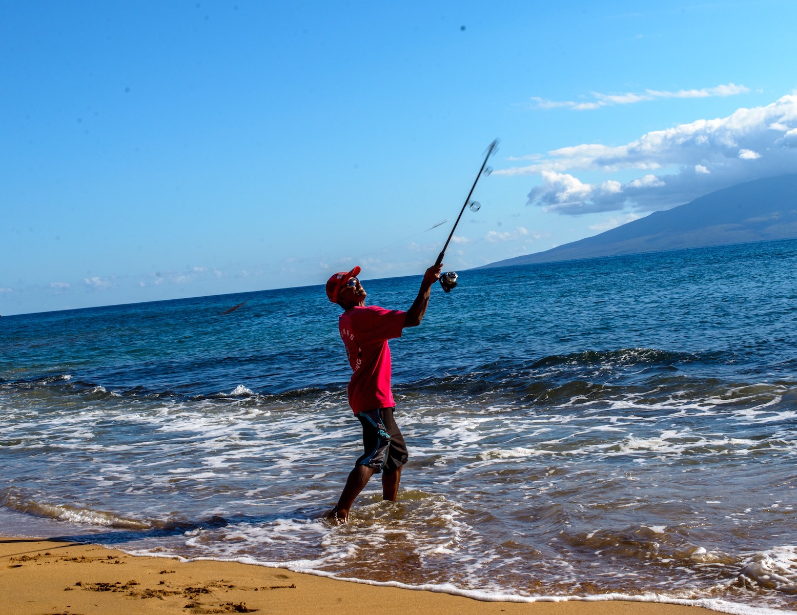 Kaanapali Shore Fishing, 808 Fishing Tale, Maui beach fishing